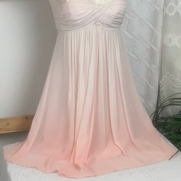 BCBGMaxAzria Silk Pink Ombré Dress - Picture 8 of 11